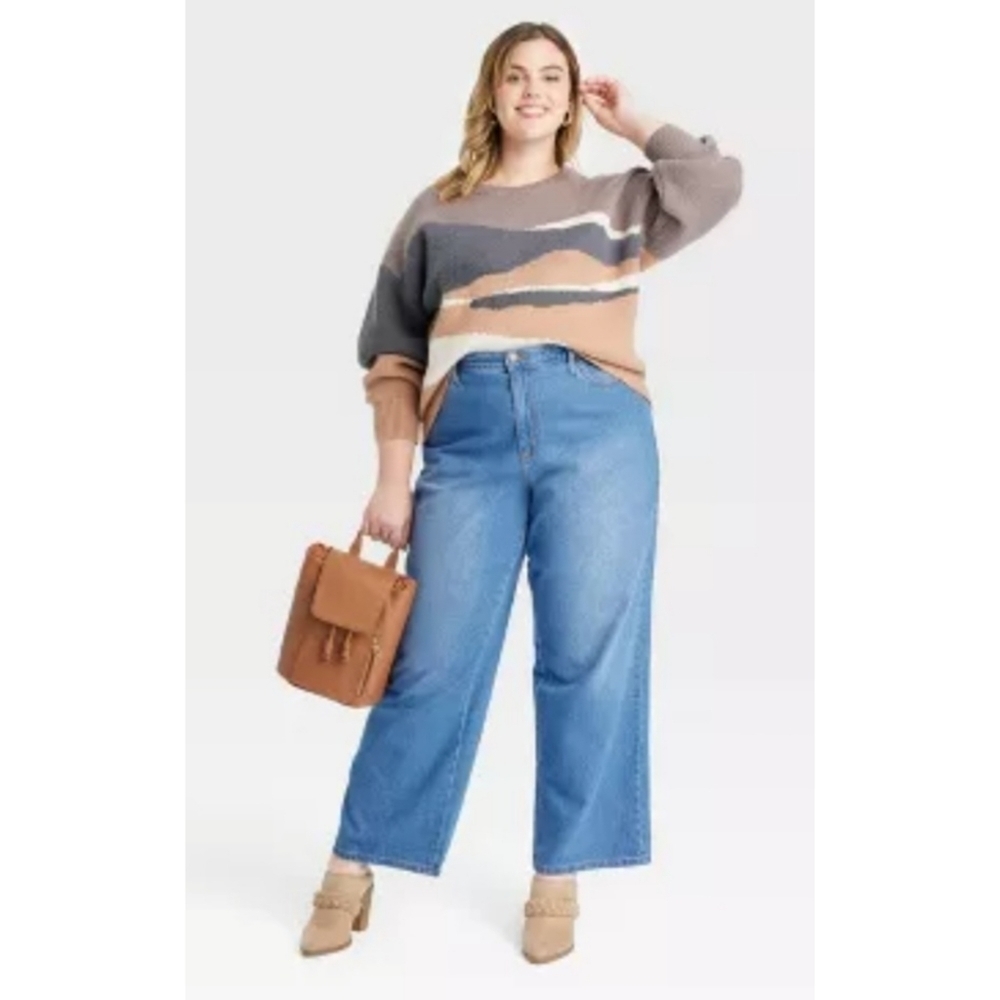 Universal Thread High Rise Wide Leg Jeans - Picture 2 of 14